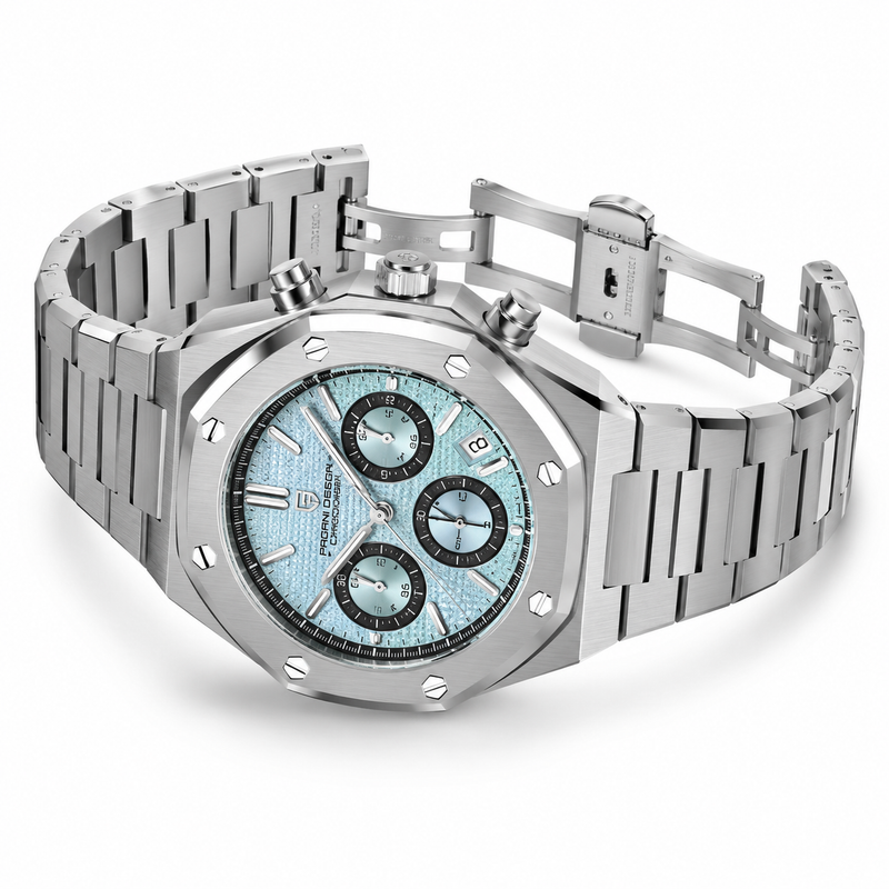 relogio masculino ice blue Lorenzo Ice Pagani Design - embalagem original