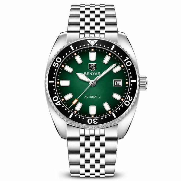 Relógio Masculino Automático Benyar Riviera Verde