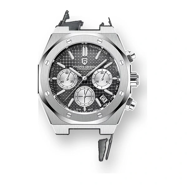 Relógio Masculino Couro Dante Pagani Design Preto
