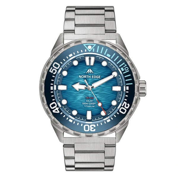 Relógio Masculino de Mergulho North Edge Triton Azul