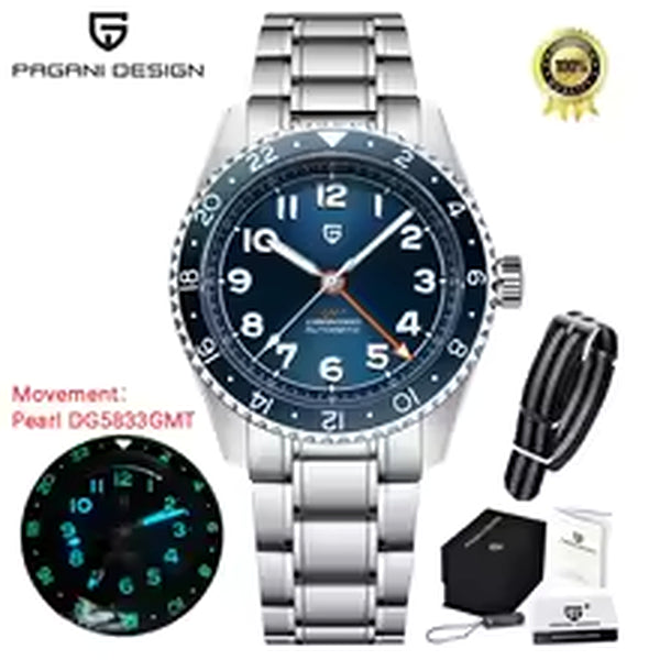 Relógio Masculino Prata Blu Pagani Design