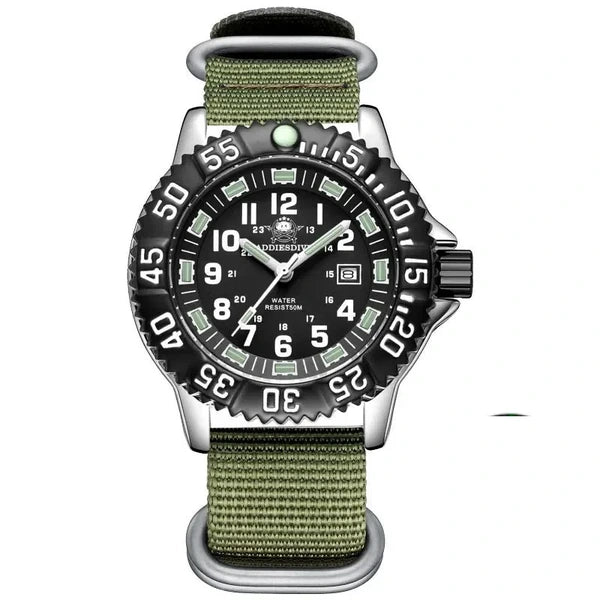 Rel?gio militar masculino Bravo Addiesdive Verde - foto principal