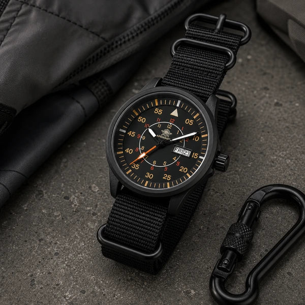 Rel?gio masculino preto Charlie Addiesdive - concreto urbano outdoor