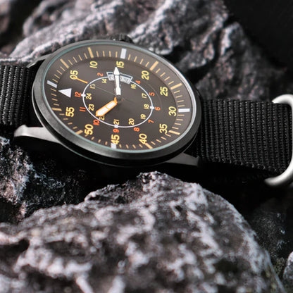 Rel?gio militar preto Charlie Addiesdive - rocha escura outdoor
