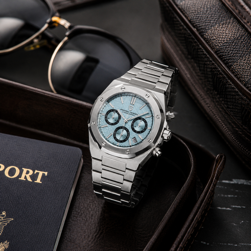 relogio masculino de luxo Lorenzo Ice Pagani Design - visual premium