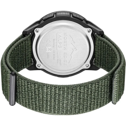 relógio masculino verde North Edge Alps Verde - funções esportivas