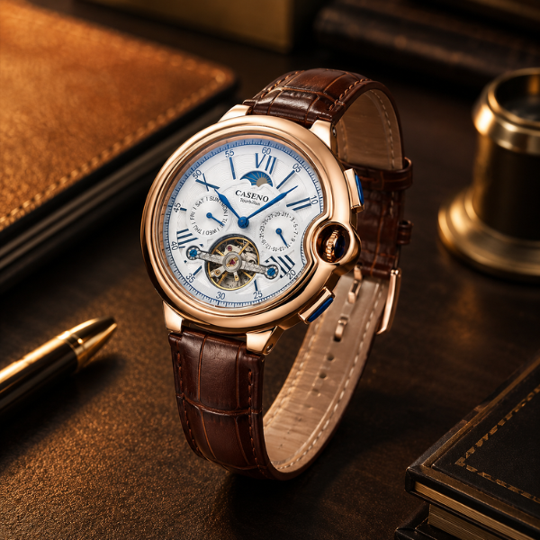Relogio Masculino Caseno Versailles Tourbillon