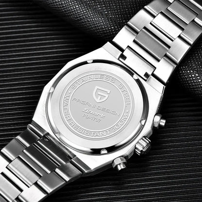 relogio quartz masculino Lorenzo Ice Pagani Design - pulseira em aço inox