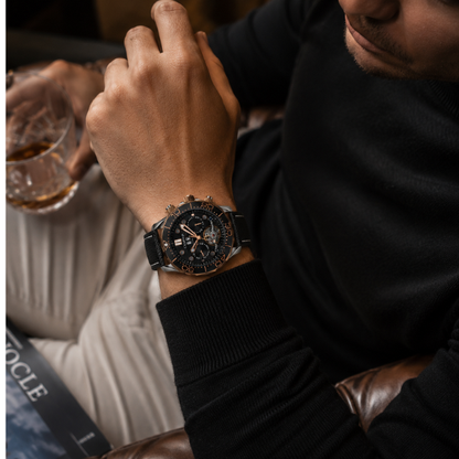 Relógio Masculino Preto Caseno Noir