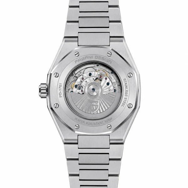 Caseback autom?tico exibindo acabamento traseiro