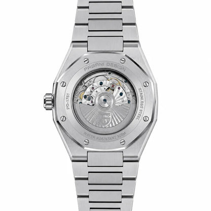 Caseback autom?tico exibindo acabamento traseiro