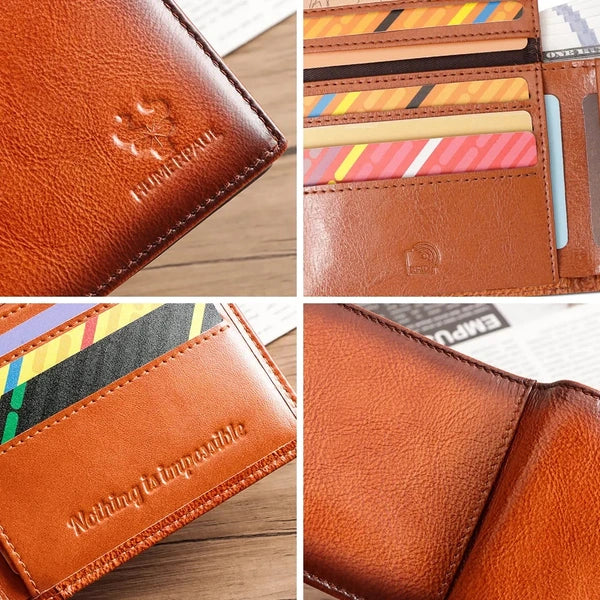 detalhes de acabamento em carteira masculina HumerPaul