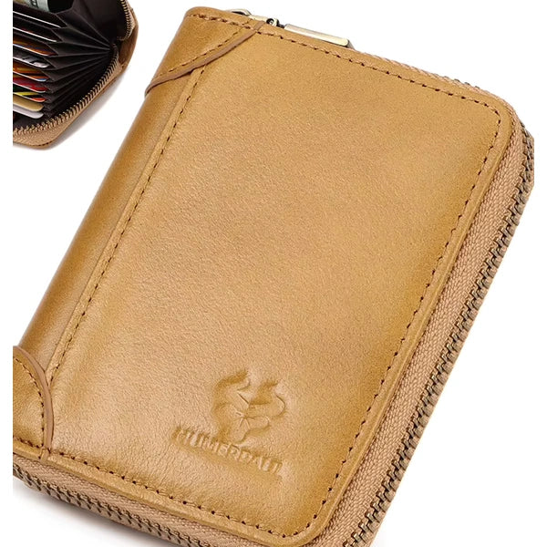carteira masculina HumerPaul caramelo em fundo branco