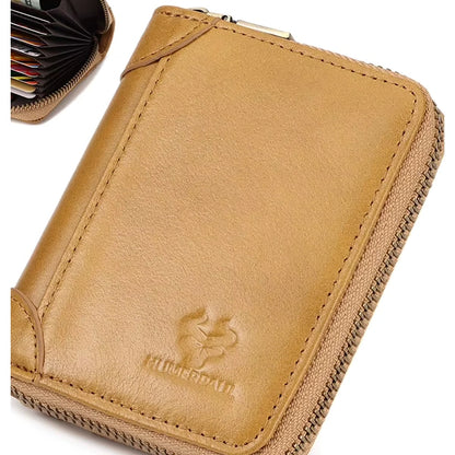 carteira masculina HumerPaul caramelo em fundo branco