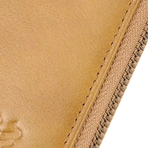perfil compacto da carteira masculina HumerPaul caramelo