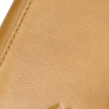 textura premium em carteira masculina de couro HumerPaul caramelo
