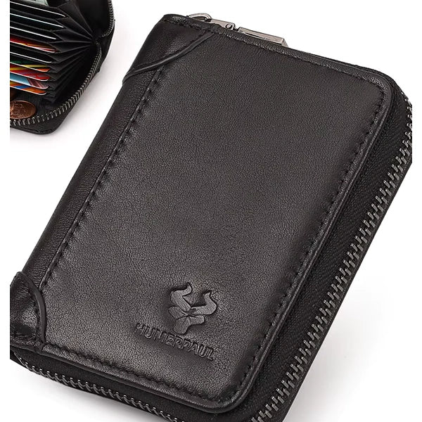 carteira masculina HumerPaul preta em fundo branco