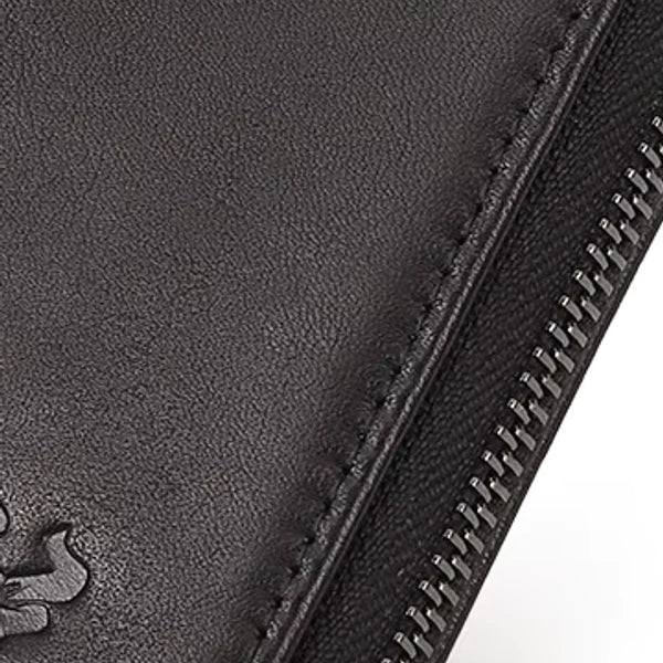 perfil compacto da carteira masculina HumerPaul preta