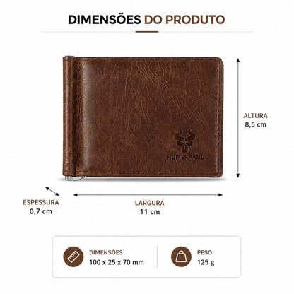 carteira masculina HummerPaul - organização dos cartões