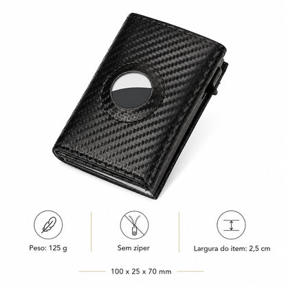 Porta cartões HumerPaul com acabamento compacto - organização dos cartões