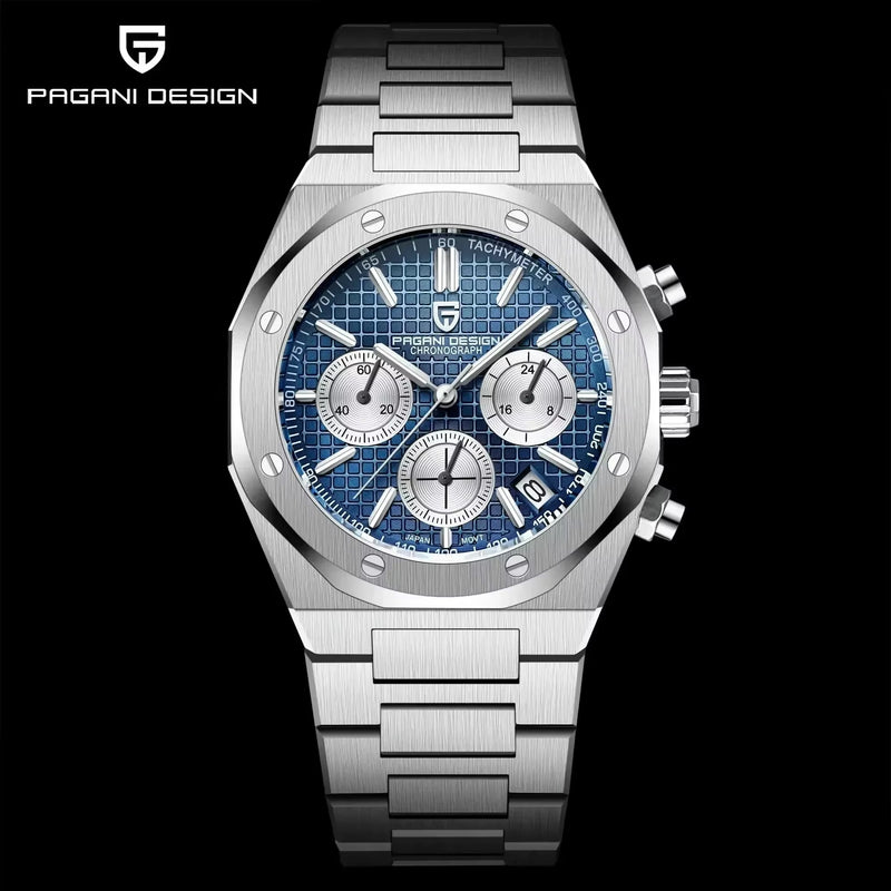 relogio a prova dagua masculino Lorenzo Pagani Design - detalhe lateral