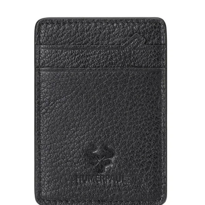 porta cartao masculino HumerPaul preto em fundo branco
