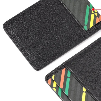 porta cartao masculino HumerPaul aberto com cartoes