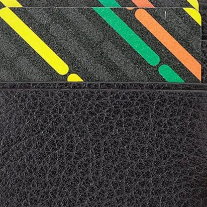bolso frontal de porta cartao masculino preto com cartoes