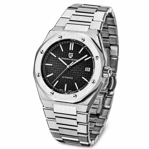?ngulo frontal inclinado do bracelete met?lico