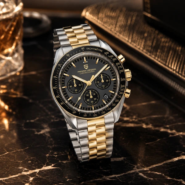 relogio masculino de luxo Lunario Pagani Design Preto - Lifestyle luxuoso