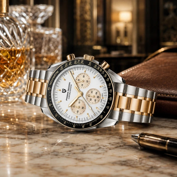 relogio masculino executivo Lunario Pagani Design Branco - Lifestyle executivo