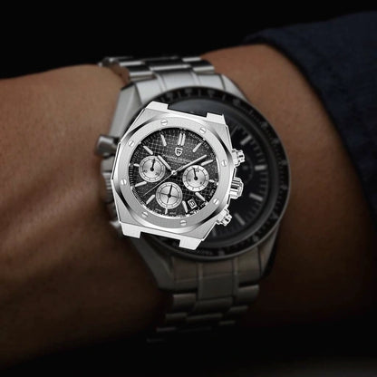 relogio masculino no pulso Relógio Masculino Borracha Dante Pagani Design Preto - relogio no pulso