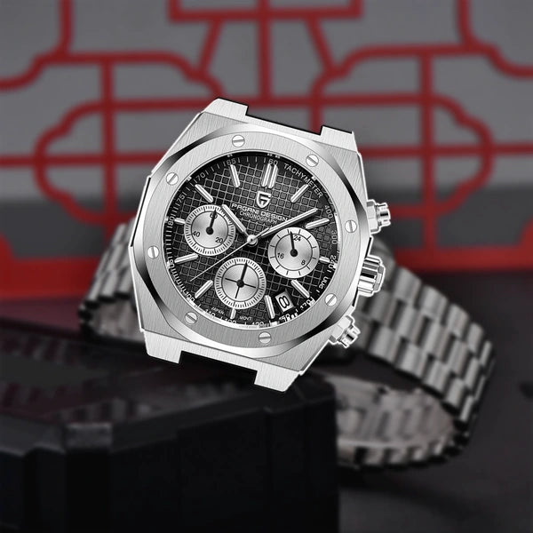 relogio masculino para presente Relógio Masculino Borracha Dante Pagani Design Preto - lifestyle premium viagem