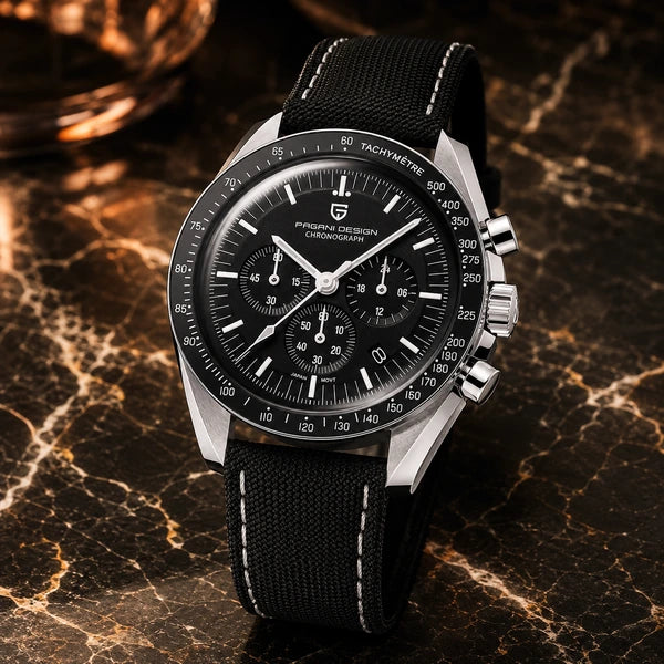 relogio masculino de luxo Lunario Pagani Design Preto - Lifestyle luxuoso