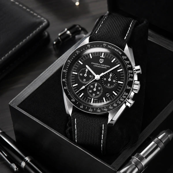 relogio masculino executivo Lunario Pagani Design Preto - Lifestyle executivo