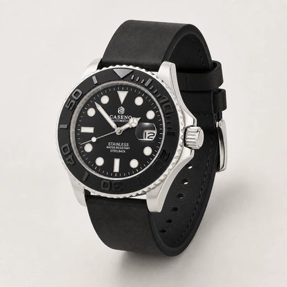 Relógio Masculino Caseno Yacht 8236G Prata em composição completa de produto