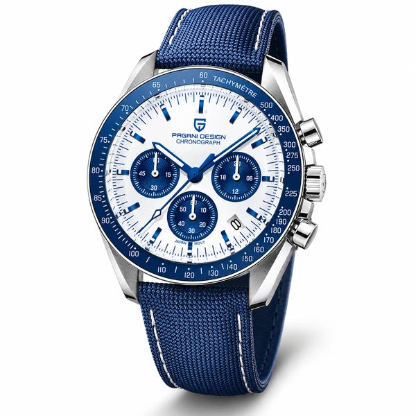 relogio pagani design lunario Lunario Pagani Design Branco Azul - Composicao do produto