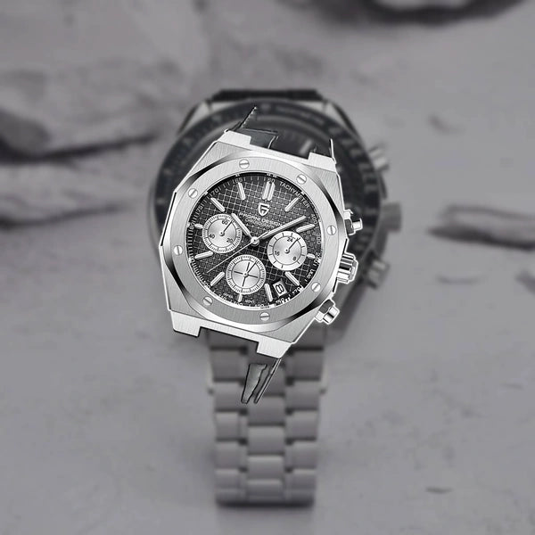 relogio masculino para presente Relógio Masculino Couro Dante Pagani Design Preto - lifestyle premium viagem