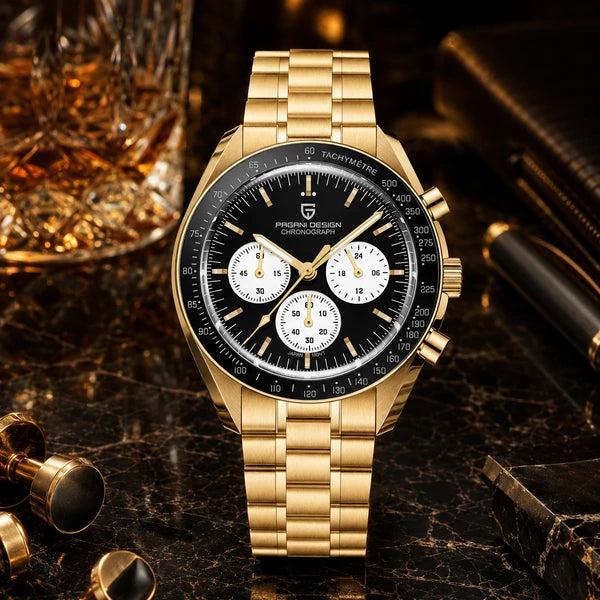 relogio masculino de luxo Lunario Pagani Design Preto - Lifestyle luxuoso