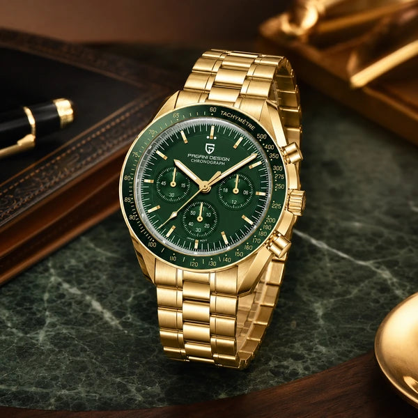 relogio masculino de luxo Lunario Pagani Design Verde - Lifestyle luxuoso