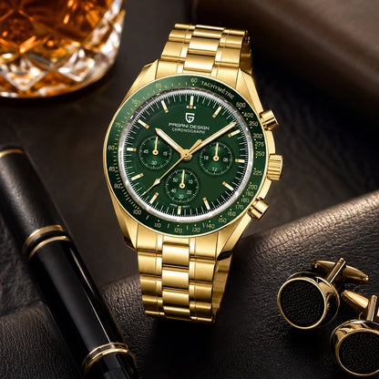 relogio masculino executivo Lunario Pagani Design Verde - Lifestyle executivo
