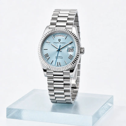 Relógio Masculino Pagani Design Imperiale 36 Ice Blue - vitrine final em fundo claro