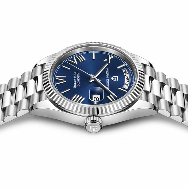 Relógio Masculino Pagani Design Imperiale Azul - vista lateral da caixa