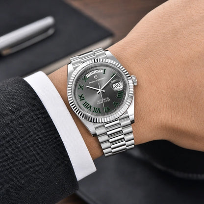Relógio Masculino Pagani Design Imperiale Cinza - composição lifestyle executiva
