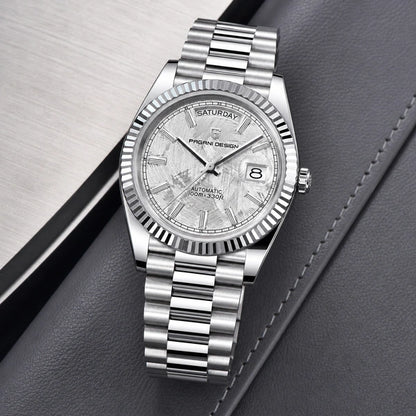 Relógio Masculino Pagani Design Imperiale Meteorito Branco - composição lifestyle premium