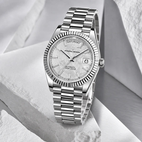 Relógio Masculino Pagani Design Imperiale Meteorito Branco - composição completa do produto