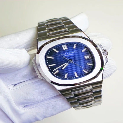 Close do mostrador azul Specht Sohne Aster