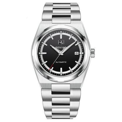 relógio masculino prata Benyar Capri Black - foto principal
