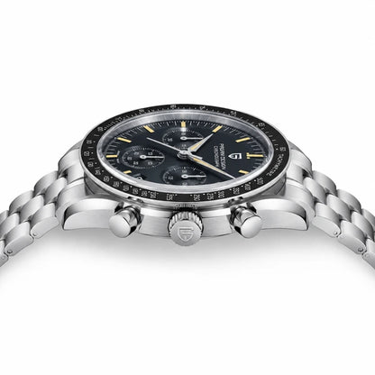 relogio masculino caixa aco Lunario Pagani Design Azul Marinho - Vista lateral