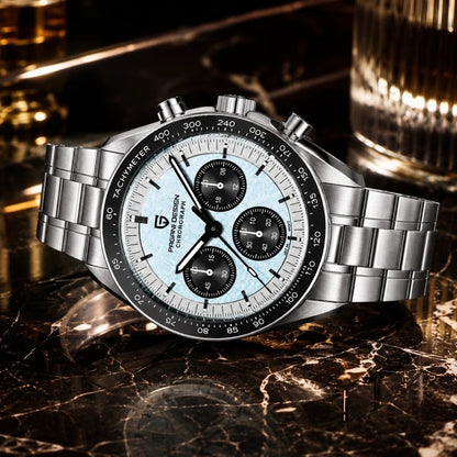 relogio masculino de luxo Lunario Pagani Design Azul Panda - Lifestyle luxuoso